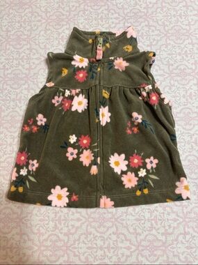 Carter’s Floral Vest, Size: 6 Mos.